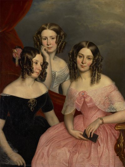 Las tres hermanas Robinson de George Theodore Berthon